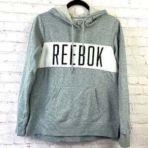 Reebok Gray pull over hoodie.  Women's Med